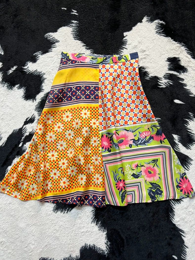 Comme des Garcons Comme des Garcons Floral Patchwork Skirt - dmc Size US 26 / EU 42 - 2 Thumbnail