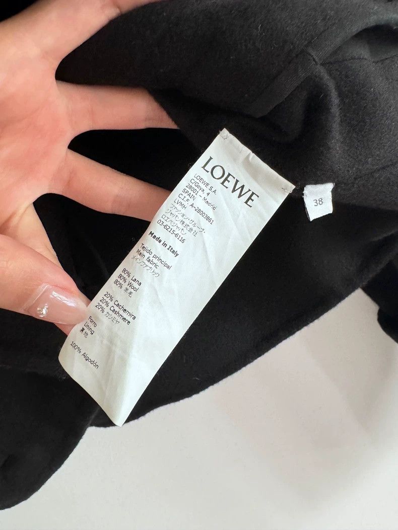 Loewe Loewe Black Wool Cropped Jacket - dmc Size US M / EU 48-50 / 2 - 3 Thumbnail
