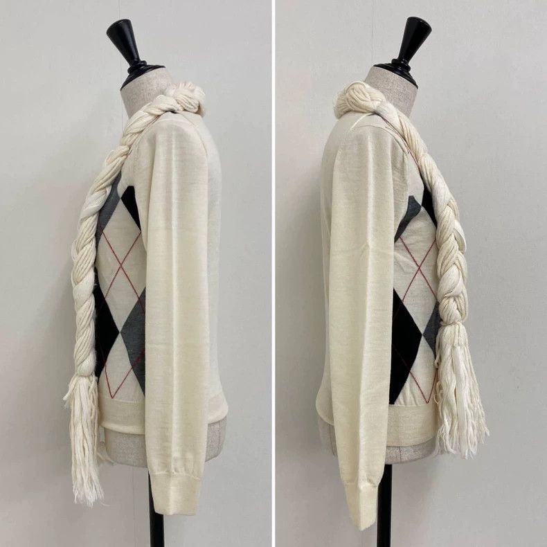 Comme des Garcons COMME des GARCONS Argyle Knit Top - dmc Size US M / EU 48-50 / 2 - 4 Thumbnail