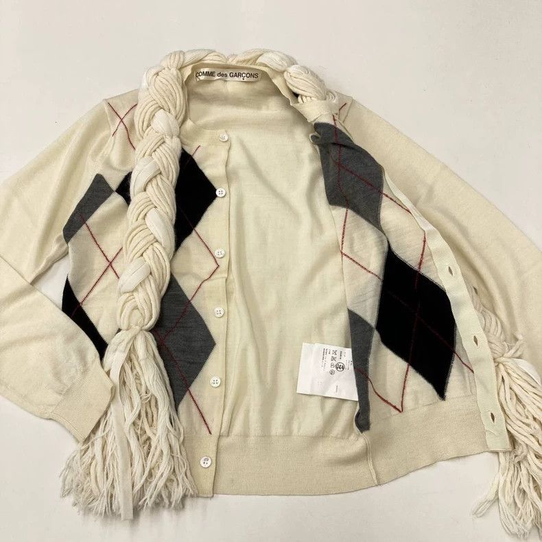 Comme des Garcons COMME des GARCONS Argyle Knit Top - dmc Size US M / EU 48-50 / 2 - 7 Thumbnail