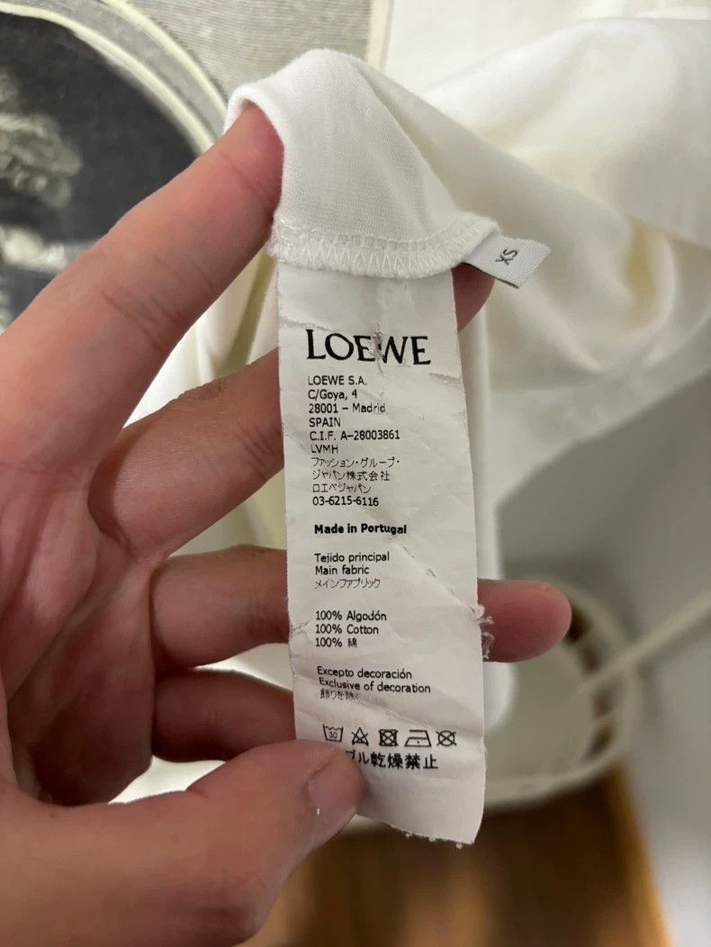 Loewe Loewe White Portrait Short Sleeve Tee - dmc Size US M / EU 48-50 / 2 - 4 Thumbnail