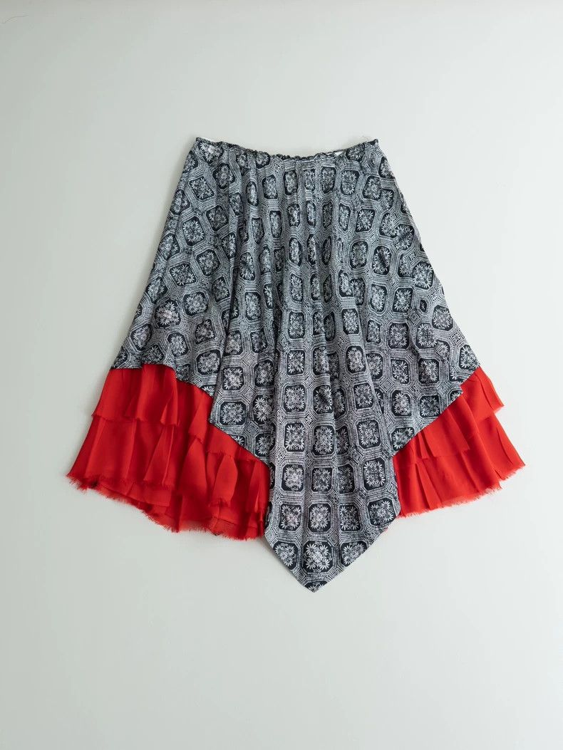 Comme des Garcons Comme des Garcons 2007ss Patterned Skirt - dmc Size US 28 / EU 44 - 5 Thumbnail