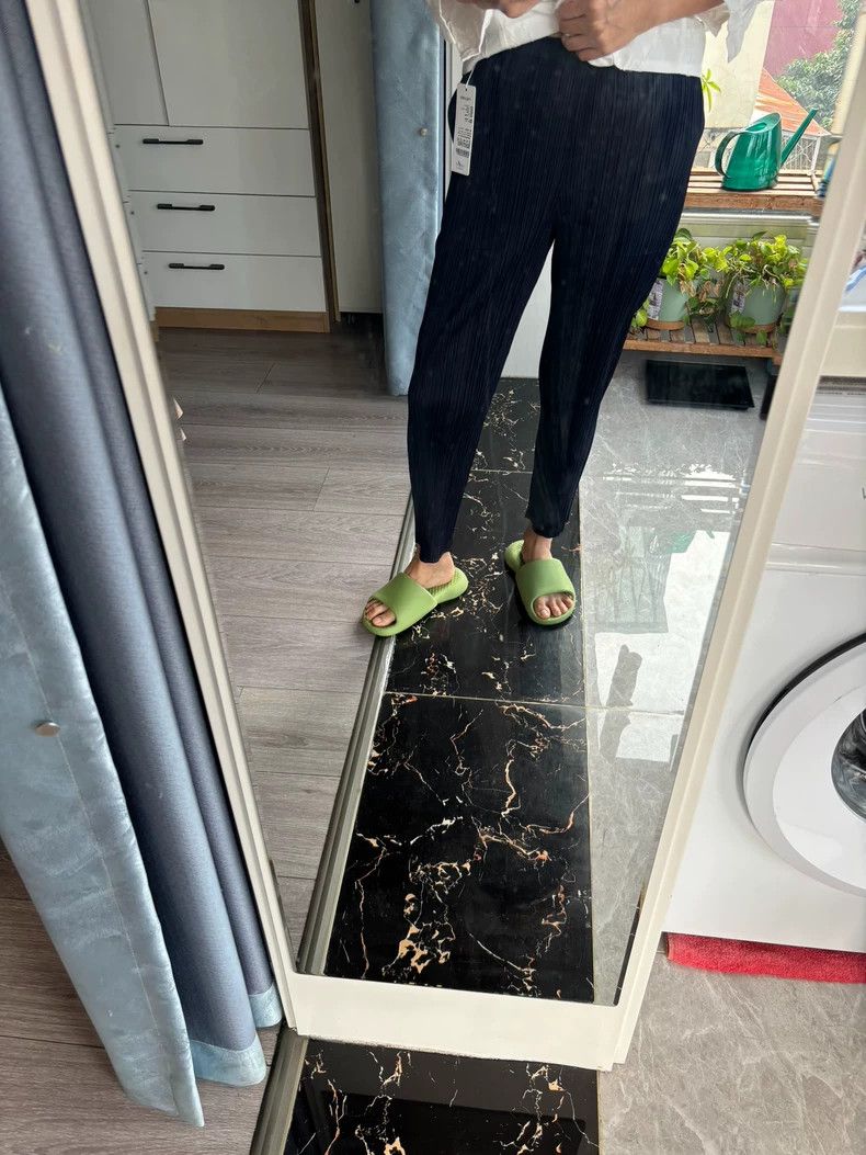 Issey Miyake Issey Miyake Pleated Blue Casual Pants - dmc Size US 26 / EU 42 - 4 Thumbnail