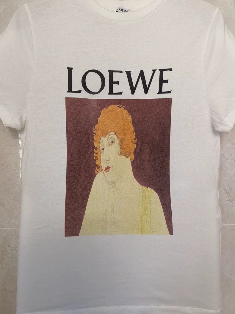 Loewe LOEWE Classic Portrait Short Sleeve T-Shirt - dmc Size US S / EU 44-46 / 1 - 3 Thumbnail