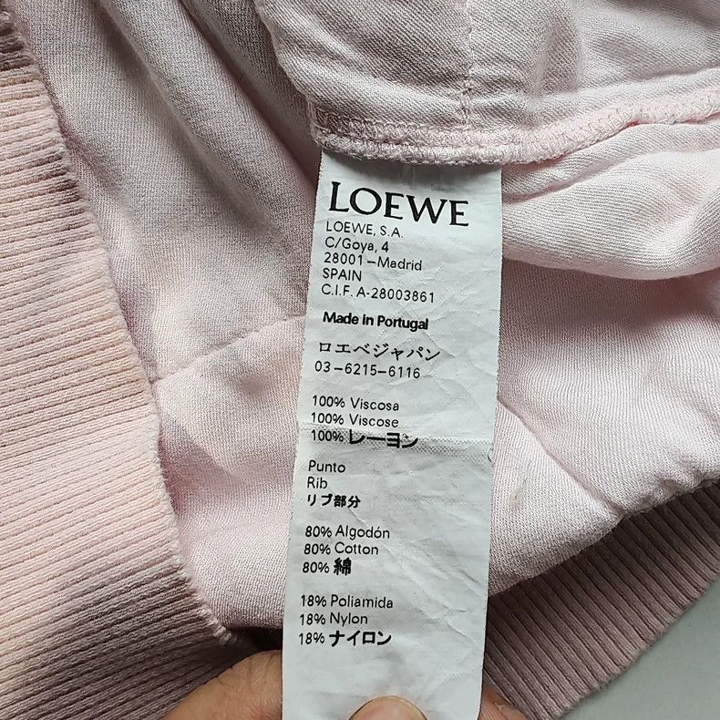 Loewe Loewe Pink Logo Print Sweatshirt - dmc Size US XS / EU 42 / 0 - 5 Thumbnail