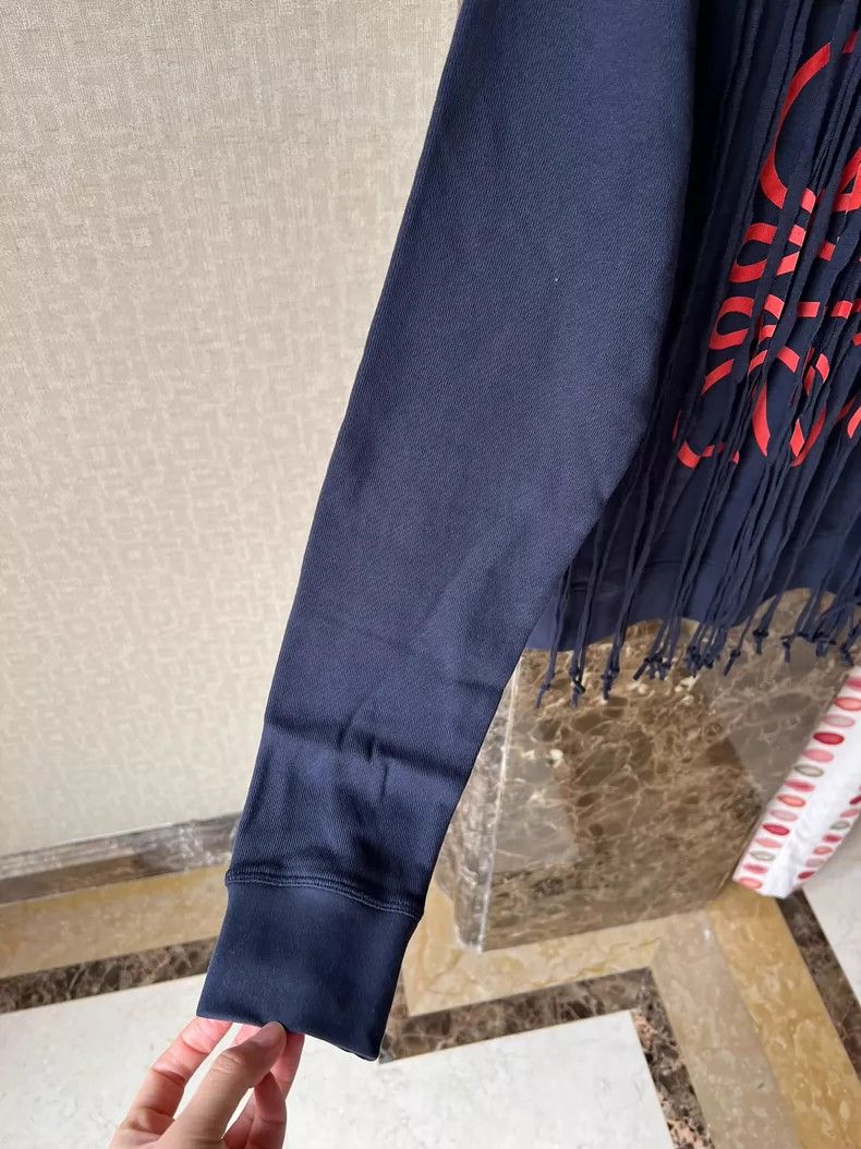 Loewe Loewe Anagram Fringed Cotton Sweatershirt - dmc Size US S / EU 44-46 / 1 - 3 Thumbnail
