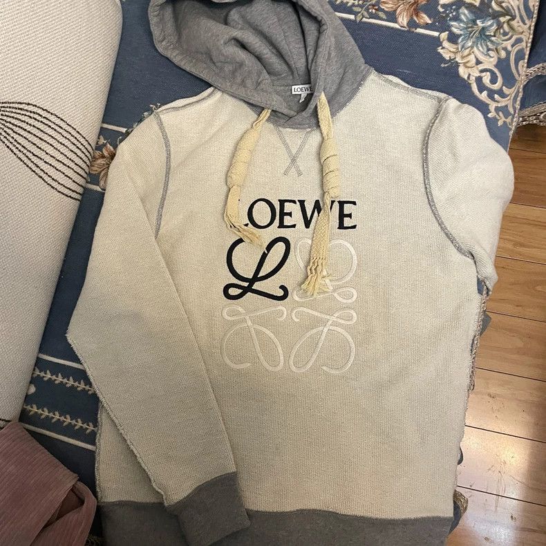 Loewe LOEWE Colorblock Logo Embroidered Sweatshirt - dmc Size US XS / EU 42 / 0 - 2 Thumbnail