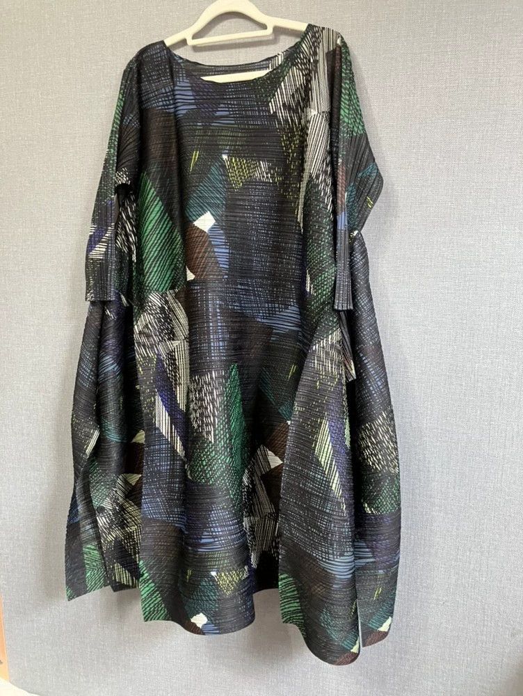 Issey Miyake Issey Miyake JH675 Abstract Print Top - dmc Size US M / EU 48-50 / 2 - 3 Thumbnail