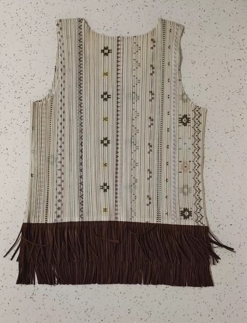 Issey Miyake Issey Miyake Coffee Fringe Vest - dmc Size US M / EU 48-50 / 2 - 6 Thumbnail