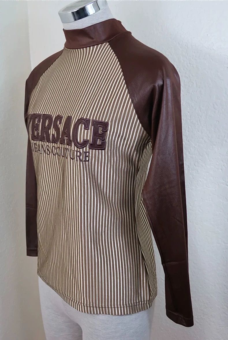 Versace Gianni Versace Vintage Striped Top - dmc Size US S / EU 44-46 / 1 - 2 Thumbnail