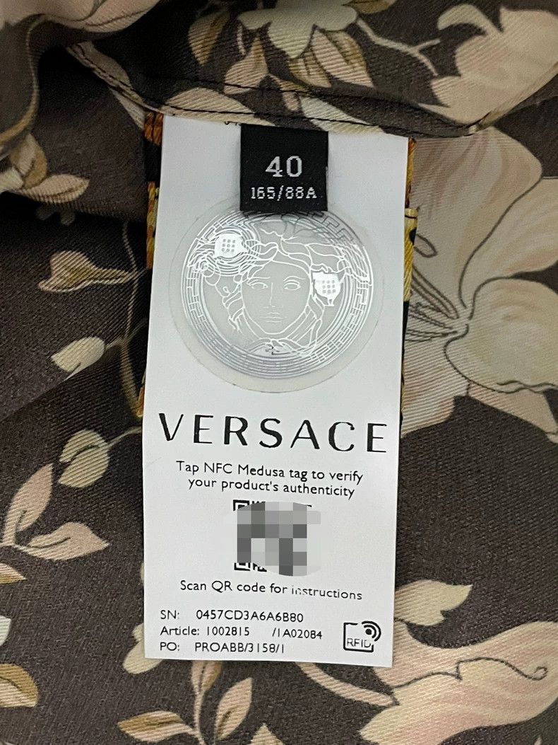 Versace Versace Floral Print Button Up Shirt - dmc Size US M / EU 48-50 / 2 - 4 Thumbnail