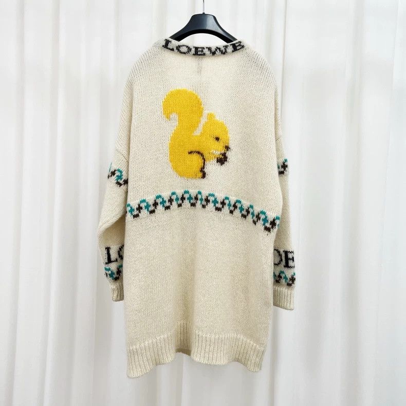 Loewe Loewe Squirrel Alpaca Knit Cardigan - dmc Size US XS / EU 42 / 0 - 2 Thumbnail