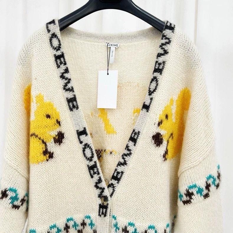 Loewe Loewe Squirrel Alpaca Knit Cardigan - dmc Size US XS / EU 42 / 0 - 3 Thumbnail