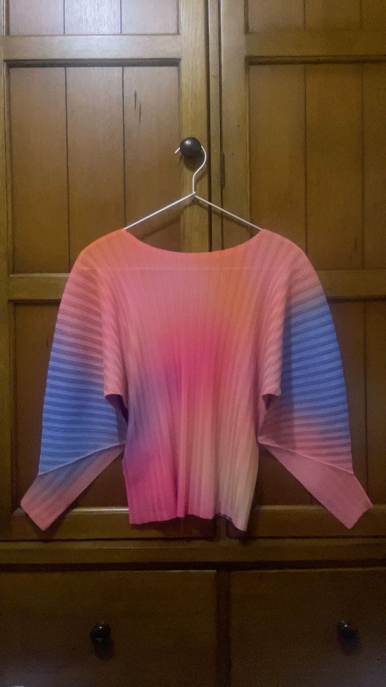Issey Miyake Issey Miyake FK343 Rainbow Ribbed Top - dmc Size US S / EU 44-46 / 1 - 2 Thumbnail