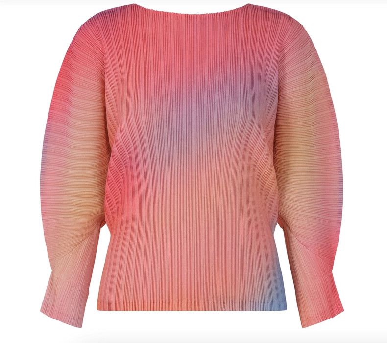 Issey Miyake Issey Miyake FK343 Rainbow Ribbed Top - dmc Size US S / EU 44-46 / 1 - 6 Thumbnail