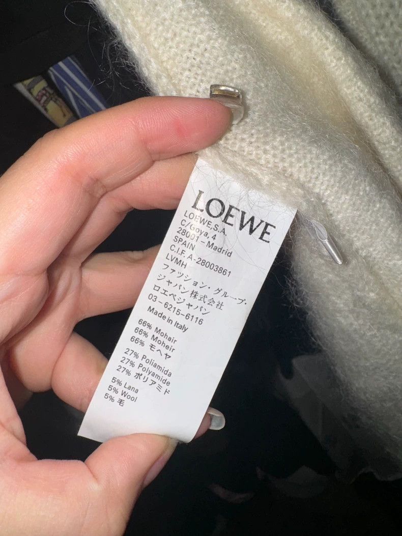 Loewe Loewe Squirrel Mohair Sweater Coat - dmc Size US S / EU 44-46 / 1 - 5 Thumbnail