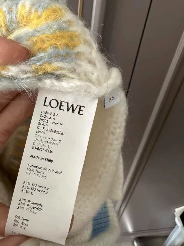 Loewe LOEWE Deer Mohair Cardigan Sweater - dmc Size US XS / EU 42 / 0 - 4 Thumbnail