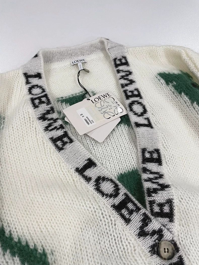 Loewe Loewe White Deer Pattern Cardigan - dmc Size US S / EU 44-46 / 1 - 3 Thumbnail