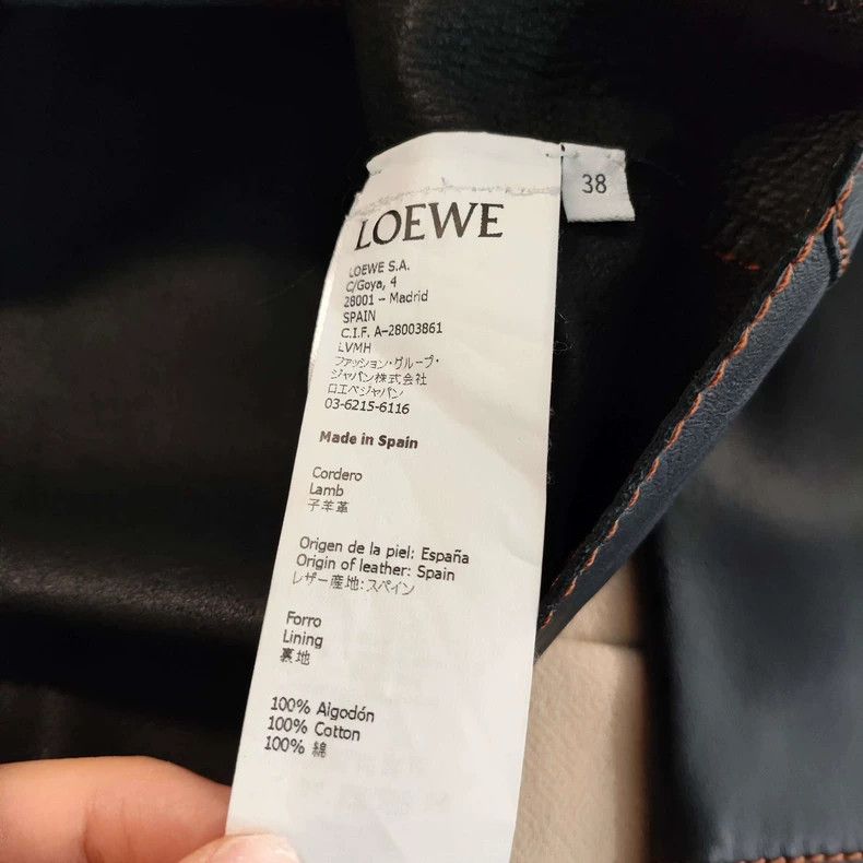 Loewe LOEWE Black Leather Jacket Size 38 - dmc Size US M / EU 48-50 / 2 - 4 Thumbnail