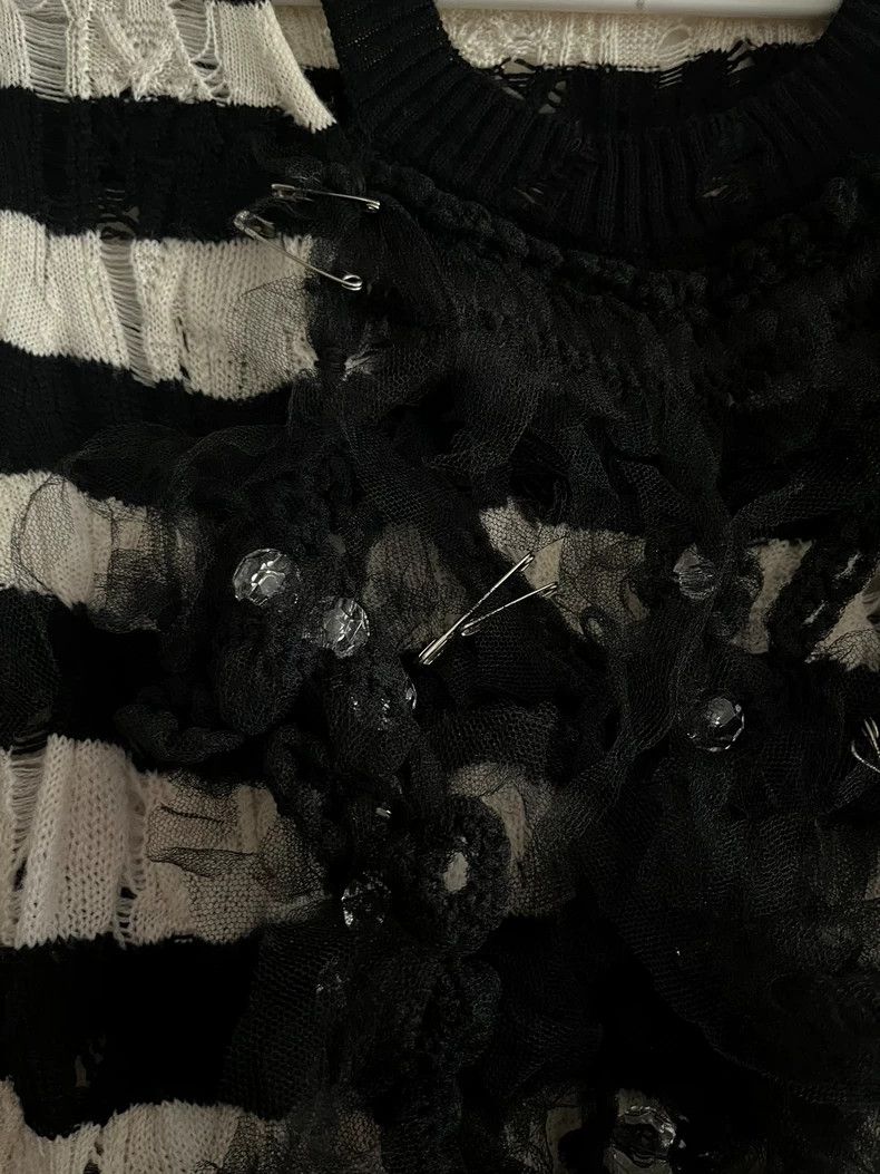 Comme des Garcons Comme des Garçons Striped Knit Short Sleeve - dmc Size US S / EU 44-46 / 1 - 5 Thumbnail
