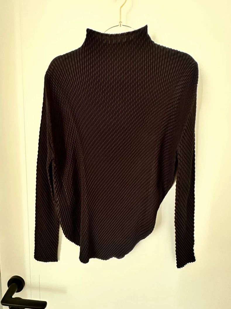 Issey Miyake Issey Miyake Black Scale Knit Top - dmc Size US M / EU 48-50 / 2 - 2 Thumbnail