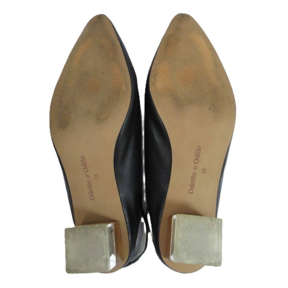 Other Other Odette e Odile Combi Clear Heel Pumps Leather Shoes DUTY FREE for USA Size ONE SIZE - 7 Thumbnail