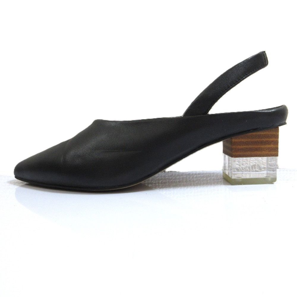 Other Other Odette e Odile Combi Clear Heel Pumps Leather Shoes DUTY FREE for USA Size ONE SIZE - 2 Thumbnail
