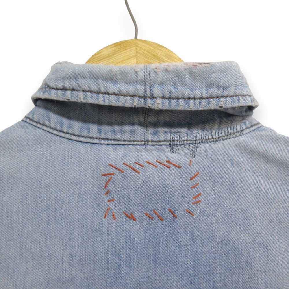 Other Other R.H Vintage Denim Shirt Denim Dress Shirt DUTY FREE for USA Size ONE SIZE - 5 Thumbnail