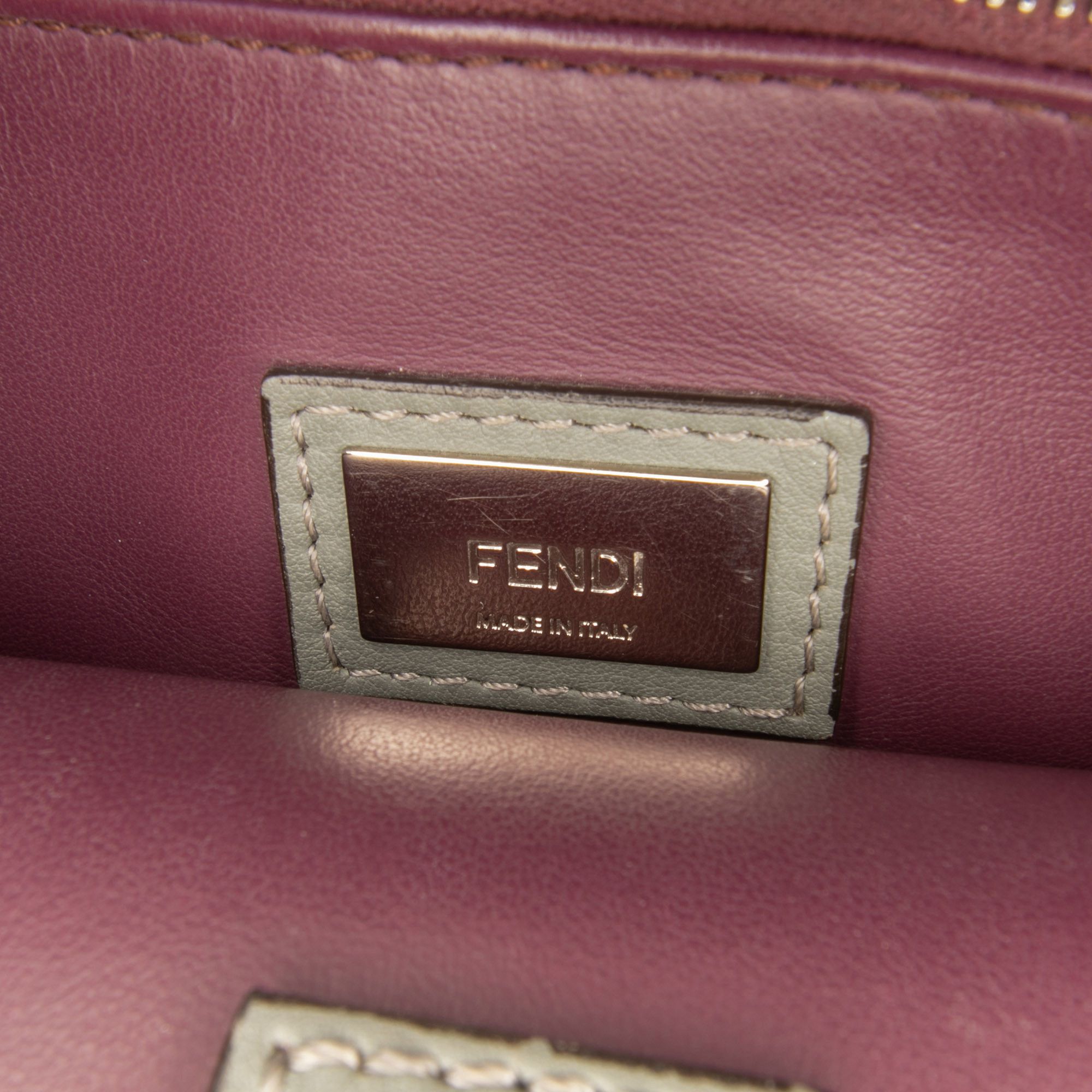 Fendi Petite Leather 2Jours Satchel