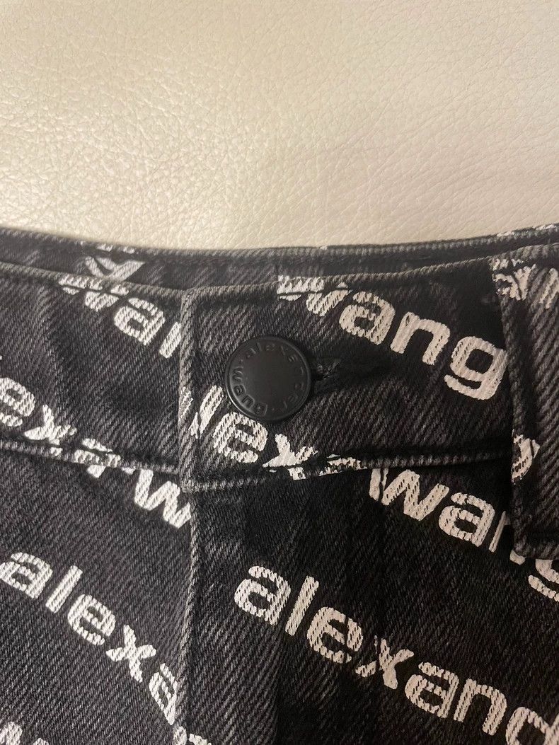 Alexander Wang Alexander Wang Denim Letter Shorts Size 25" / US 0 / IT 36 - 3 Thumbnail