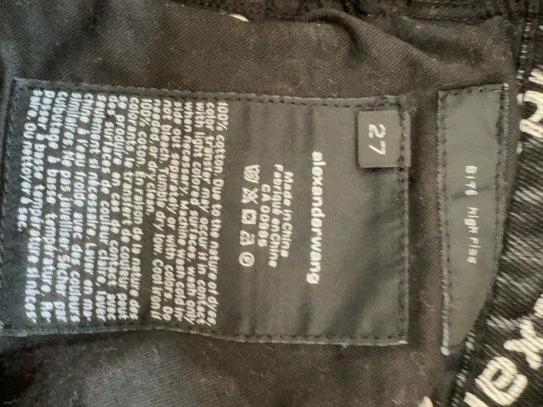Alexander Wang Alexander Wang Black Printed Shorts Size 27" / US 4 / IT 40 - 3 Thumbnail