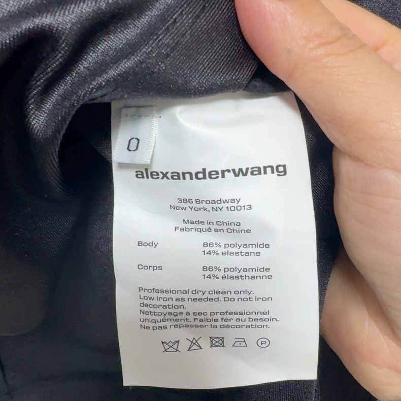 Alexander Wang Alexander Wang Crystal Cuff Long Sleeve Shirt Size XS / US 0-2 / IT 36-38 - 7 Thumbnail