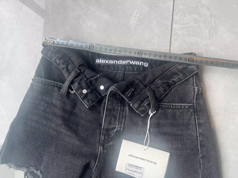 Alexander Wang Alexander Wang High-Waist Denim Shorts Size 25" / US 0 / IT 36 - 9 Thumbnail