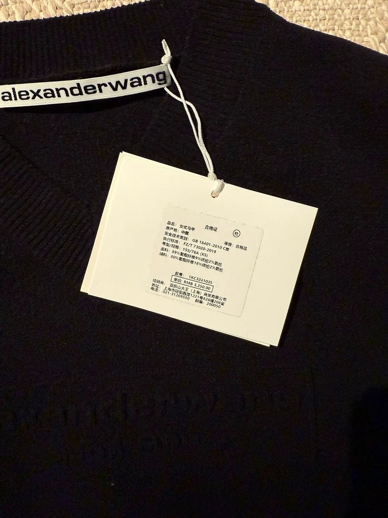 Alexander Wang Alexander Wang Logo Embossed Cropped Vest Size XS / US 0-2 / IT 36-38 - 3 Thumbnail