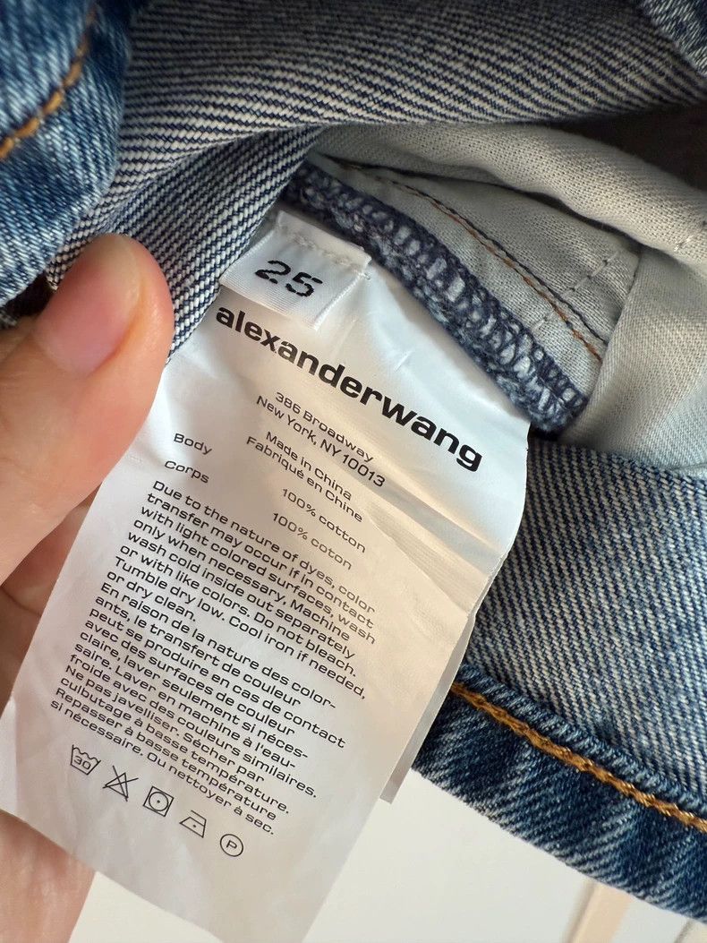 Alexander Wang Alexander Wang Denim Mini Skirt Size 25" / US 0 / IT 36 - 3 Thumbnail