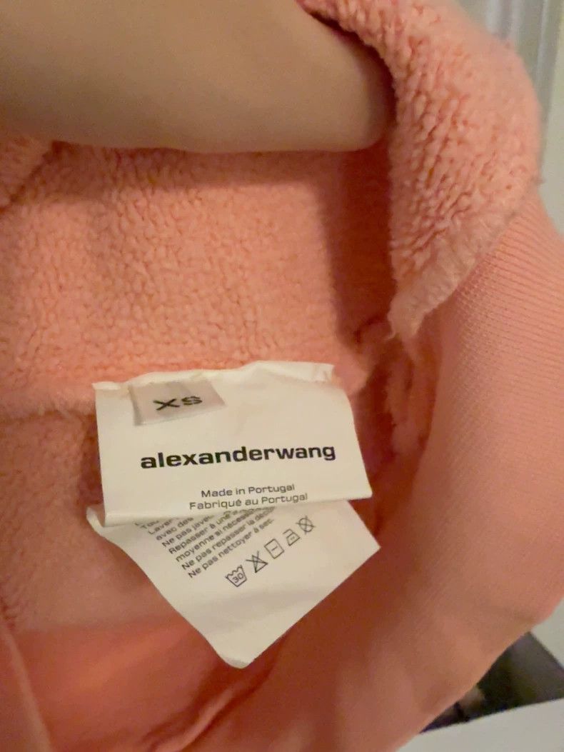 Alexander Wang Alexander Wang Pink Oversized Hoodie Size XS / US 0-2 / IT 36-38 - 4 Thumbnail