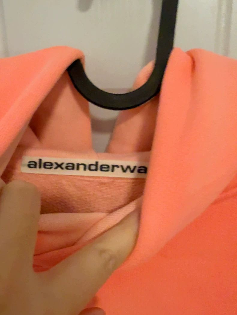 Alexander Wang Alexander Wang Pink Oversized Hoodie Size XS / US 0-2 / IT 36-38 - 7 Thumbnail