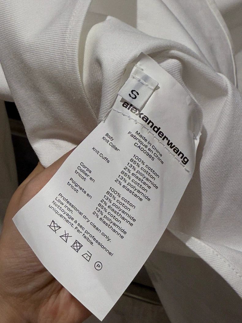 Alexander Wang Alexander Wang White Button Up Shirt Size S / US 4 / IT 40 - 5 Thumbnail