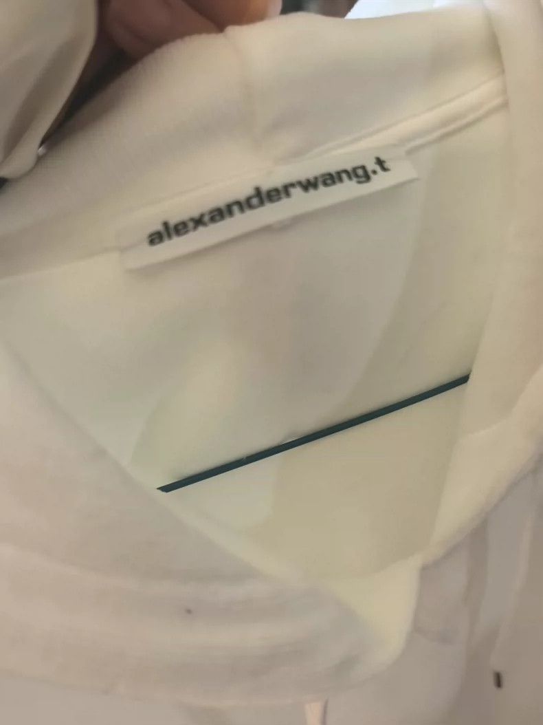 Alexander Wang Alexander Wang White Hoodie Size ONE SIZE - 4 Thumbnail