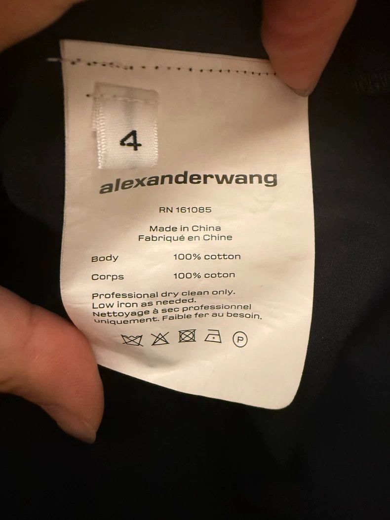 Alexander Wang Alexander Wang Black Button Up Shirt Size S / US 4 / IT 40 - 4 Thumbnail
