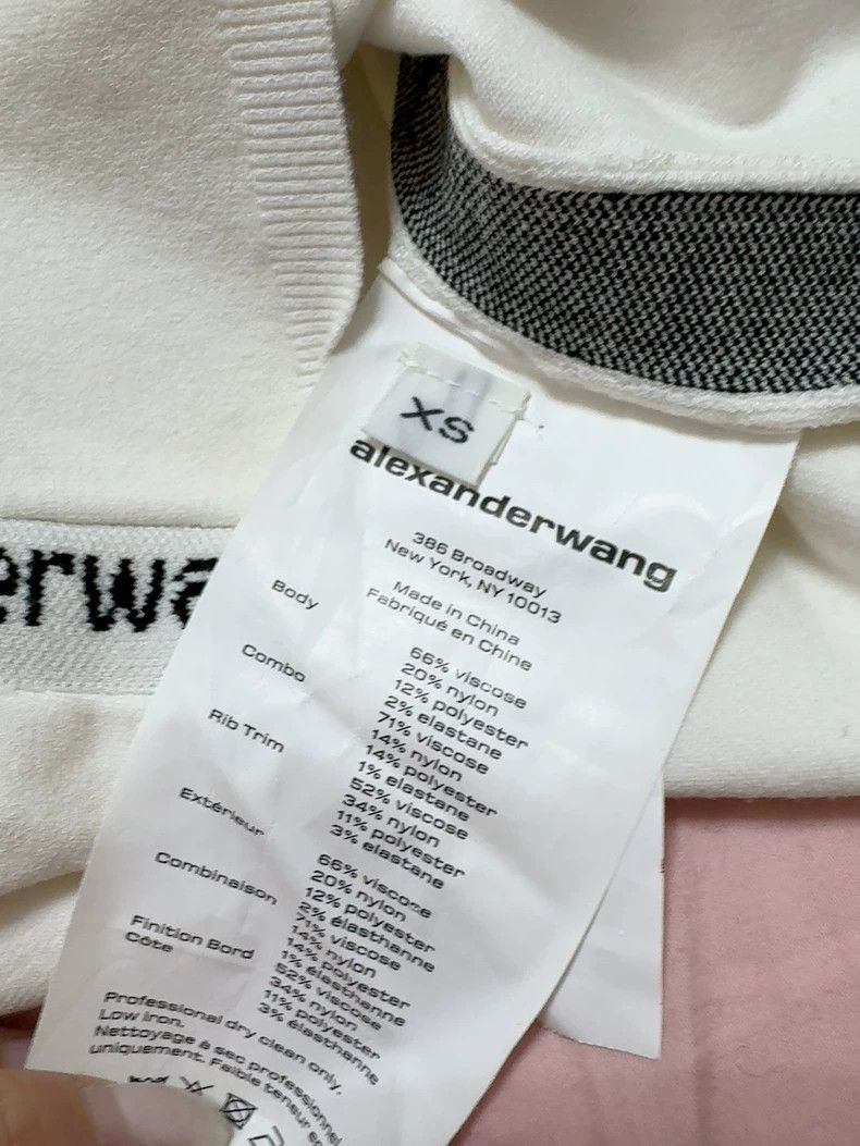 Alexander Wang Alexander Wang White Long Sleeve Top Size XS / US 0-2 / IT 36-38 - 4 Thumbnail
