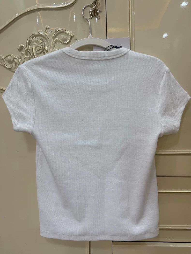 Alexander Wang Alexander Wang Logo Print Short Sleeve T-shirt Size M / US 6-8 / IT 42-44 - 2 Thumbnail