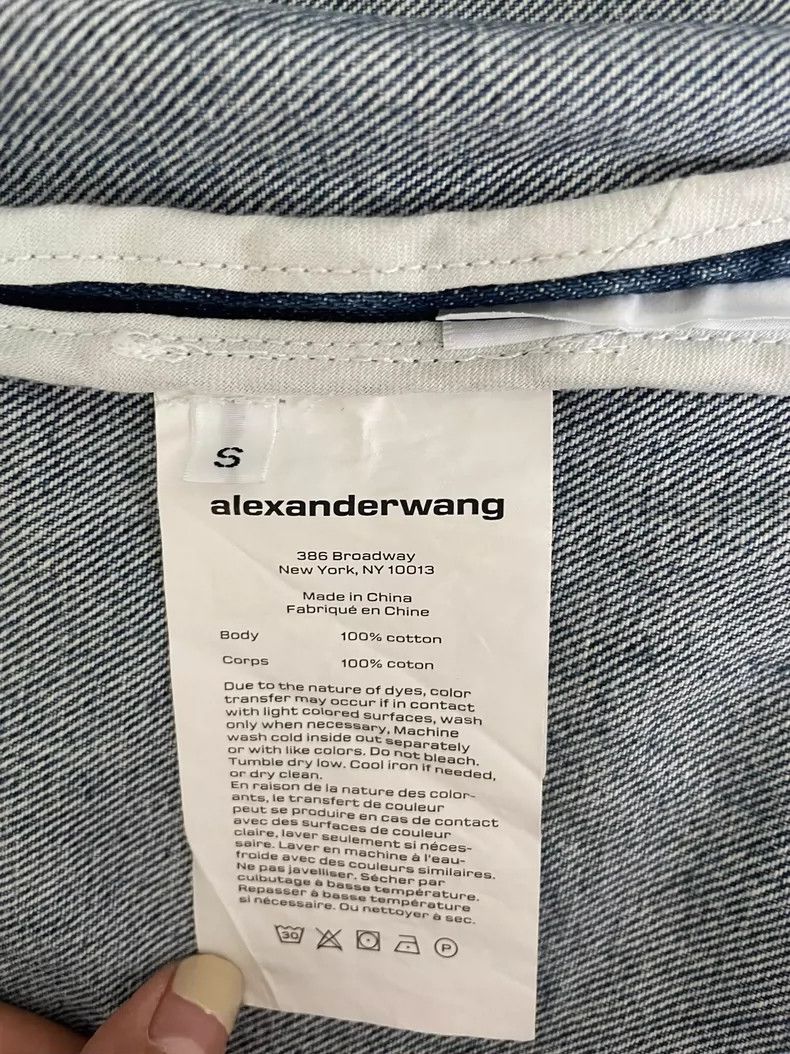 Alexander Wang Alexander Wang Oversized Denim Shirt Blue Size S / US 4 / IT 40 - 6 Thumbnail