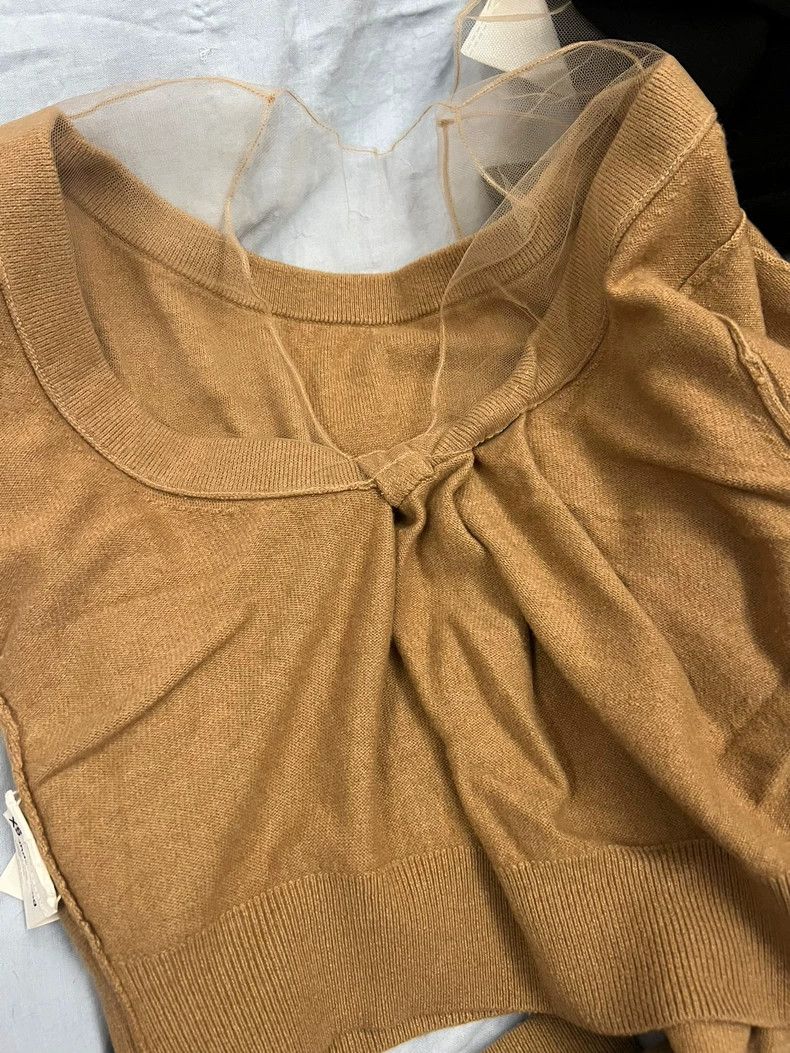 Alexander Wang Alexander Wang Sheer Cold Shoulder Sweater XS Size XS / US 0-2 / IT 36-38 - 4 Thumbnail