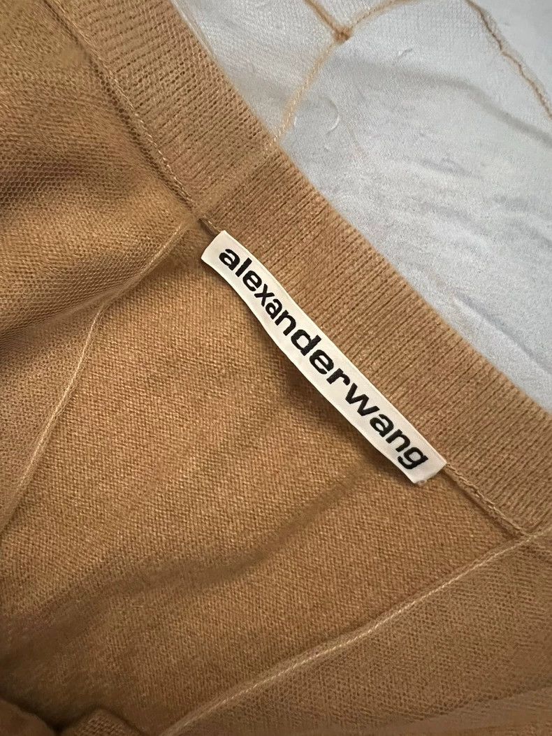 Alexander Wang Alexander Wang Sheer Cold Shoulder Sweater XS Size XS / US 0-2 / IT 36-38 - 3 Thumbnail