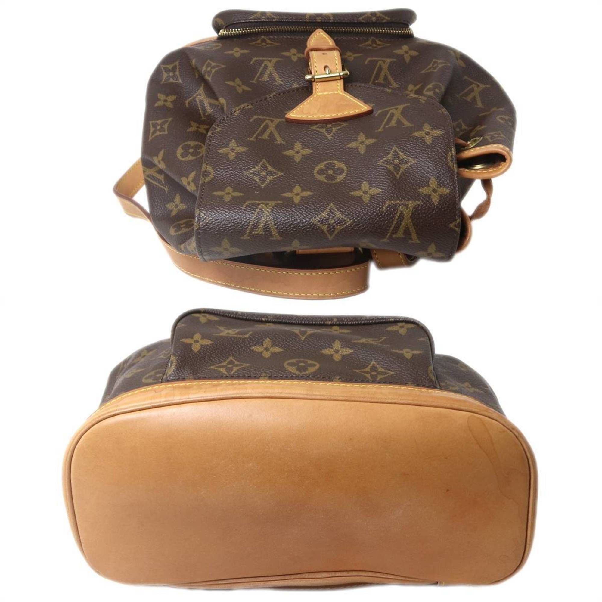 Louis Vuitton LOUIS VUITTON Montsouris MM Monogram Backpack M51136 SP1001 IS Size ONE SIZE - 5 Thumbnail