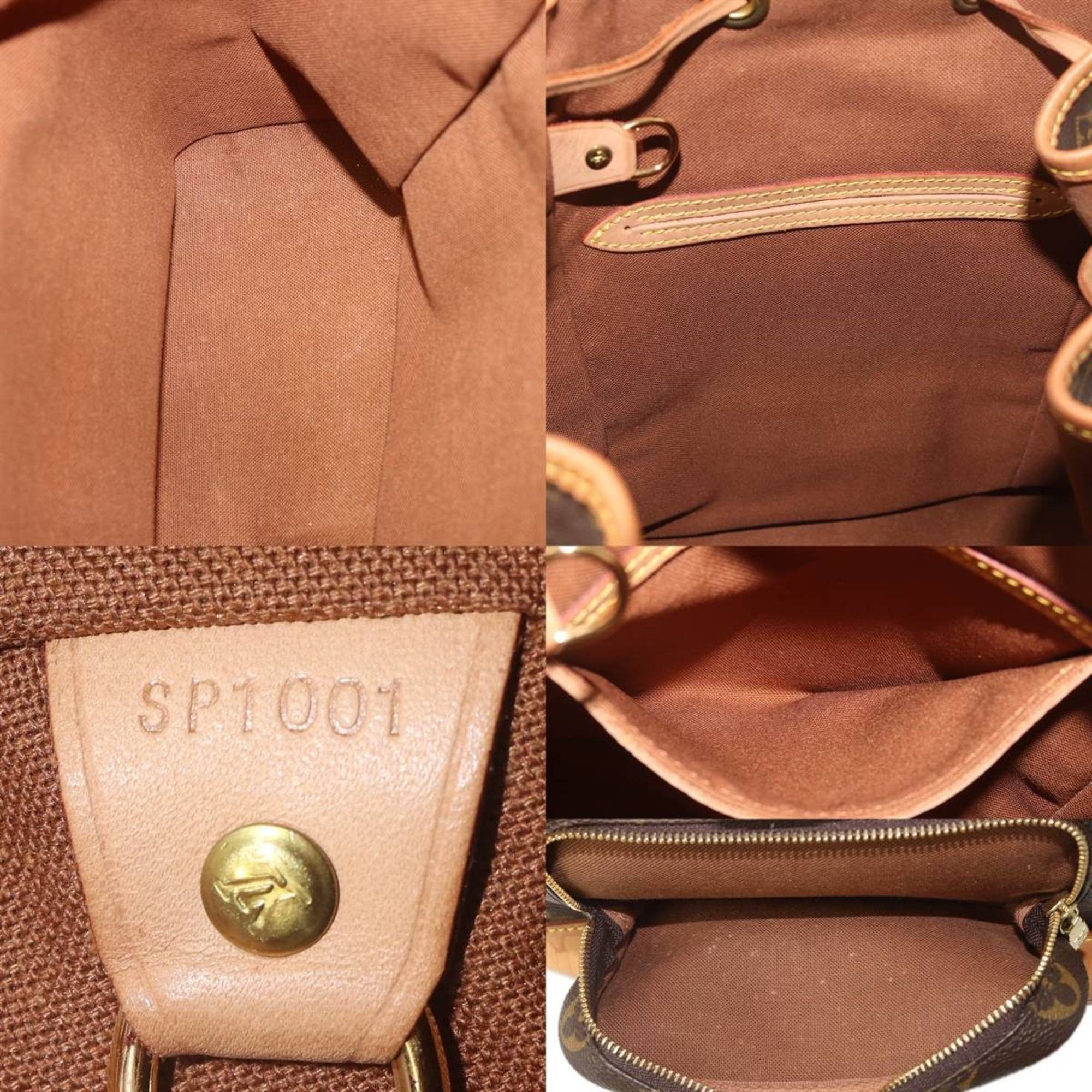 Louis Vuitton LOUIS VUITTON Montsouris MM Monogram Backpack M51136 SP1001 IS Size ONE SIZE - 10 Thumbnail