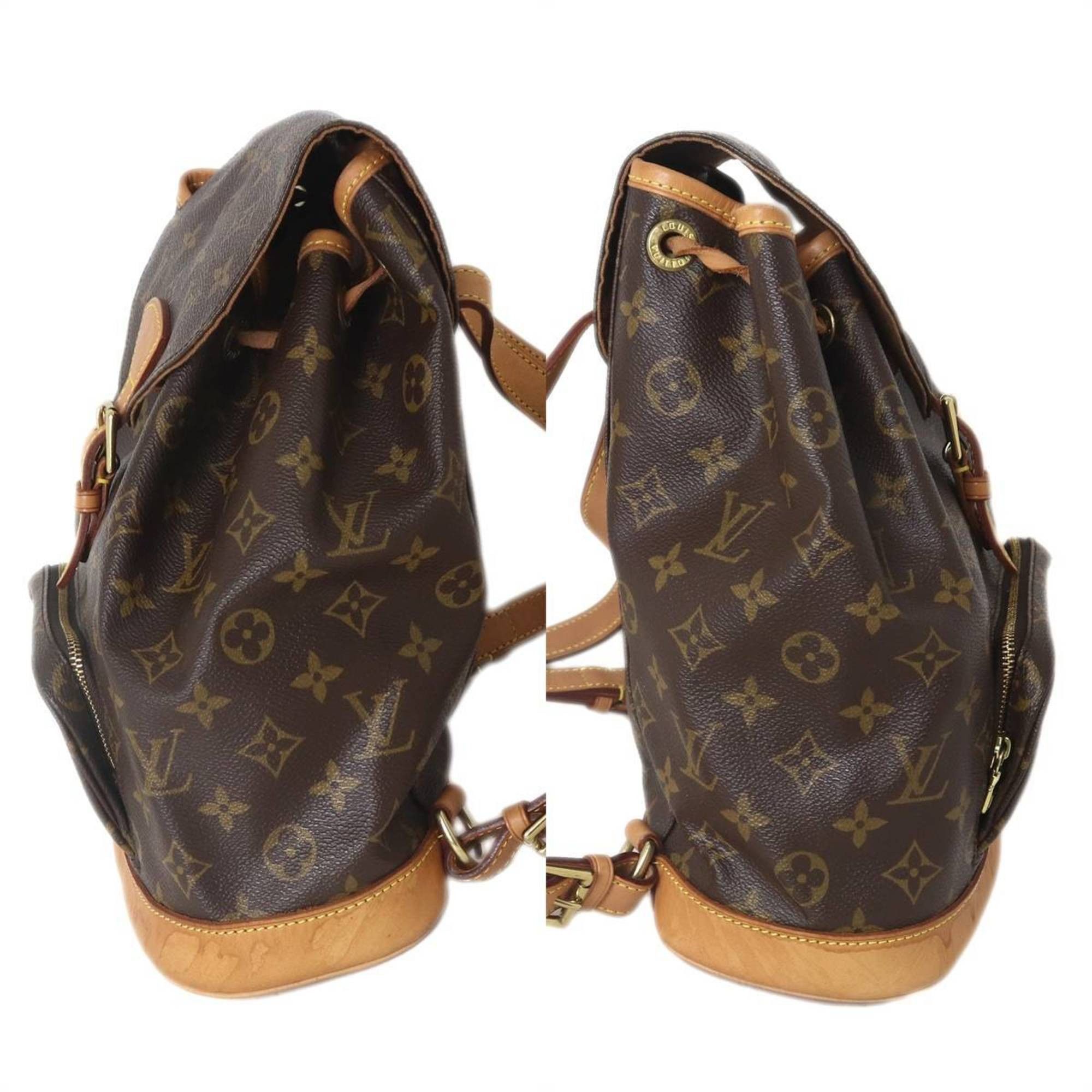 Louis Vuitton LOUIS VUITTON Montsouris MM Monogram Backpack M51136 SP1001 IS Size ONE SIZE - 4 Thumbnail