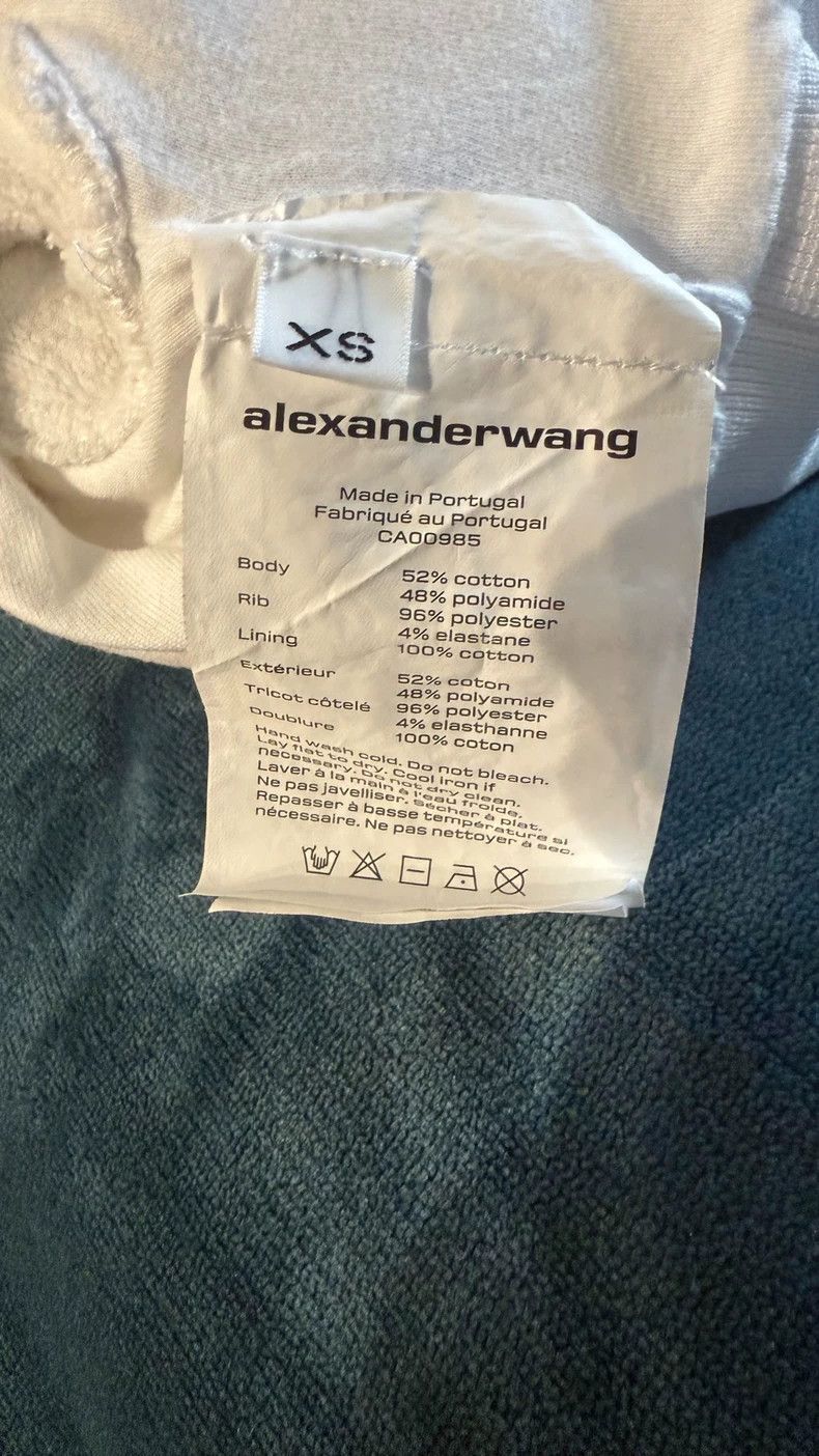 Alexander Wang Alexander Wang Women's Mock Neck Logo Sweatshirt Size M / US 6-8 / IT 42-44 - 3 Thumbnail