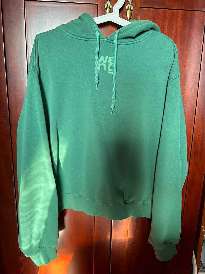 Alexander Wang Alexander Wang Green Hoodie Sweatshirt Size S / US 4 / IT 40 - 2 Thumbnail
